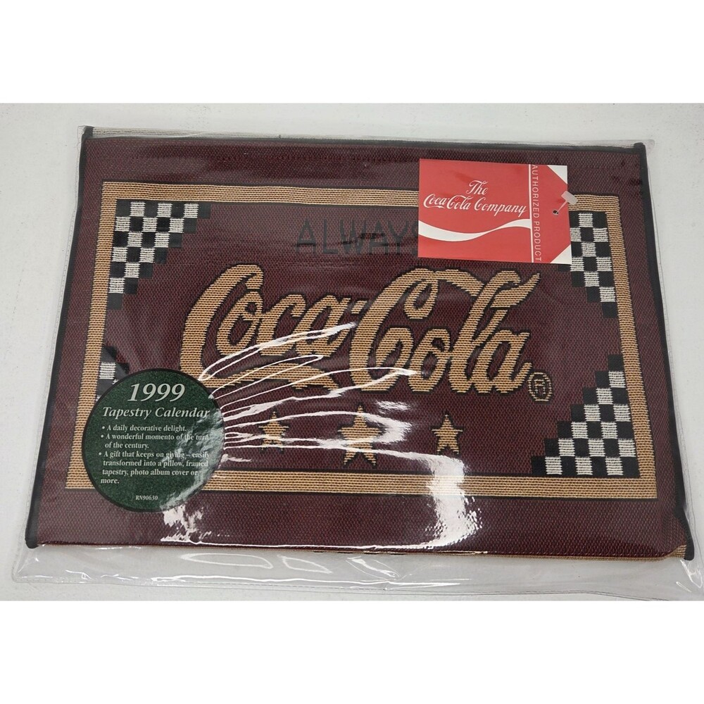 1999 Coca Cola Tapestry Calendar New Unopened